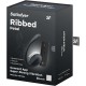 Смарт-віброяйце Satisfyer Ribbed Petal Connect App Black, керування зі смартфона, пульт ДК