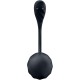 Смарт-віброяйце Satisfyer Ribbed Petal Connect App Black, керування зі смартфона, пульт ДК