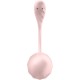 Смарт-віброяйце Satisfyer Ribbed Petal Connect App Rose, керування зі смартфона, пульт ДК