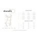 Комплект Obsessive Lobellis 3-pcs set, XL/2XL, чорний, ліф з м’якою чашкою, стрінги, пояс для панчіх