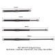 Фіксатор-розпірка LOCKINK Adjustable Spreader Bar Set - Black