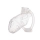 Клітка для пеніса LOCKINK SEVANDA Plastic Penis Chastity Cage, прозора, 3 кільця різних розмірів