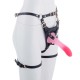 Страпон LOCKINK SEVANDA Queen Sheba Strapon Pink Dildo, регульовані кріплення, силіконовий дилдо