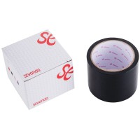 Скотч для бондажа LOCKINK SEVANDA Electrostatic Tape, черная, 16 м