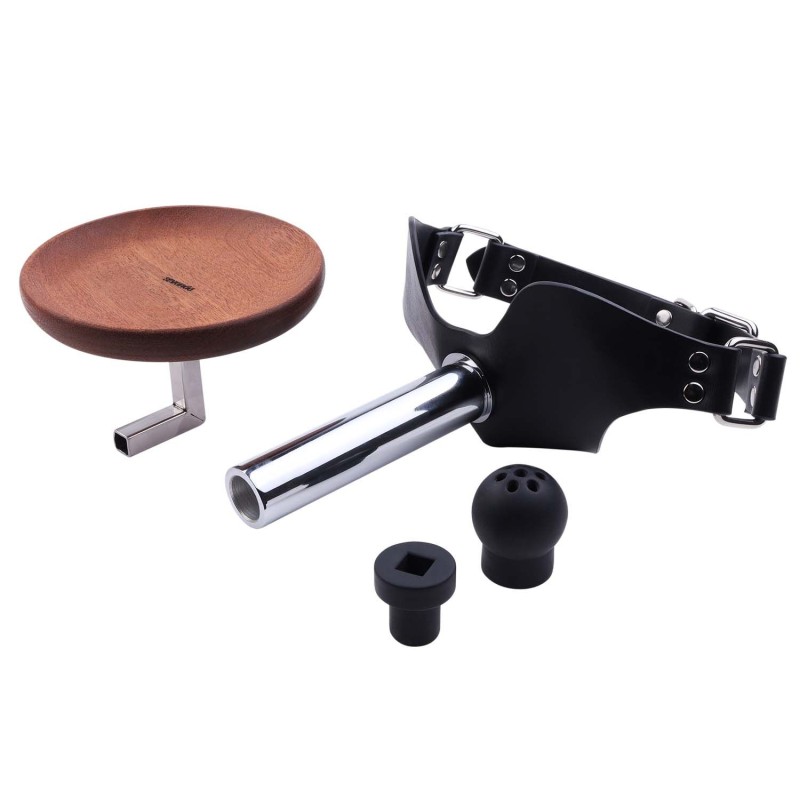 Набор для доминирования LOCKINK SEVANDA Objectification Human Furniture Set, маска и 4 насадки
