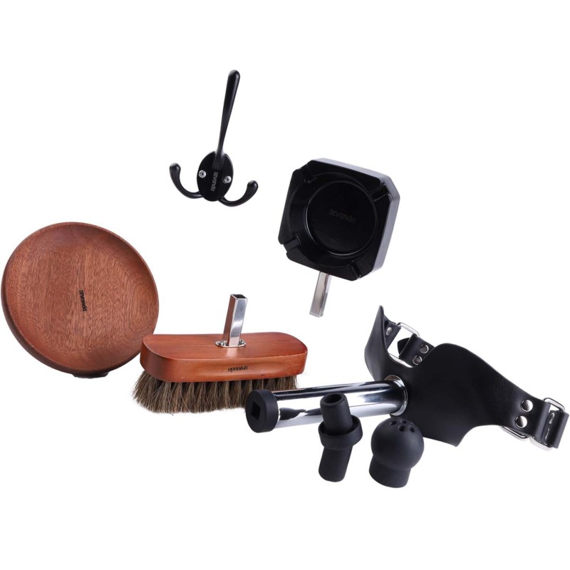 Набор для доминирования LOCKINK SEVANDA Objectification Human Furniture Set, маска и 4 насадки