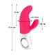 Вибратор-кролик Fun Factory MISS BI pink/white, 2 независимых мотора, диаметр 4,2 см