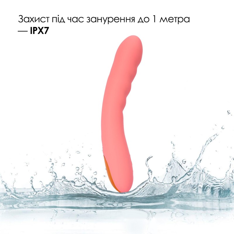Смарт-вібратор з пульсацією Svakom Ava Neo Peach Pink, 15 режимів роботи, водонепроникний