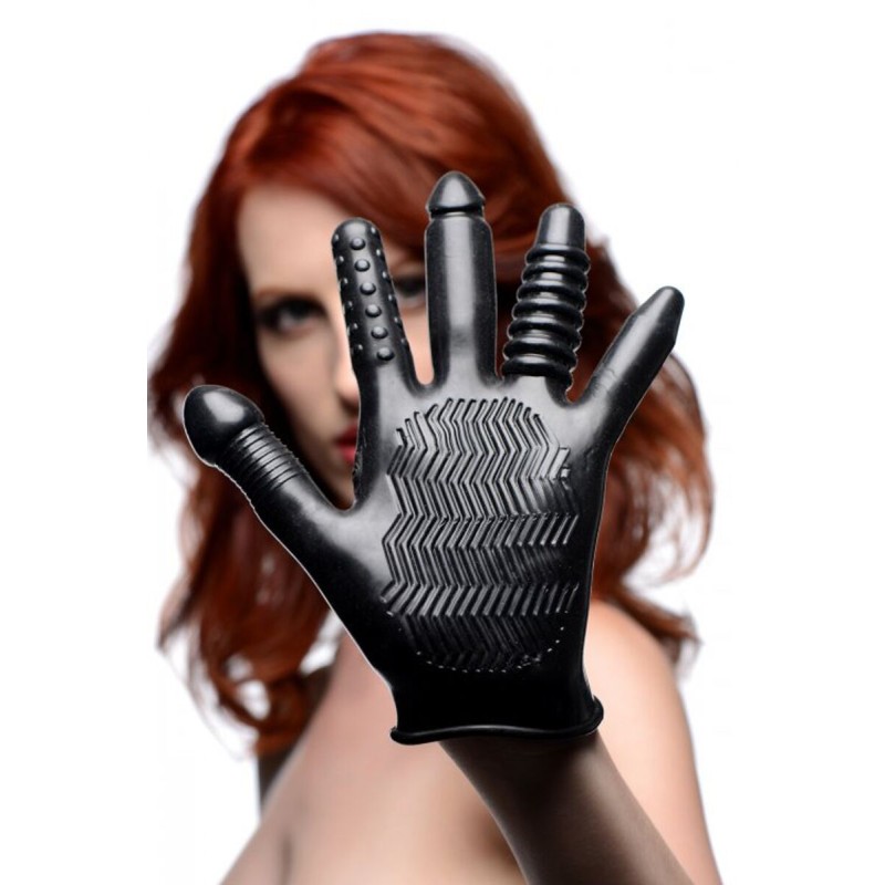 Рукавичка з різними текстурами Master Series Pleasure Poker Textured Glove