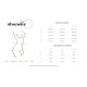 Сорочка Obsessive Alluria chemise & thong S/M