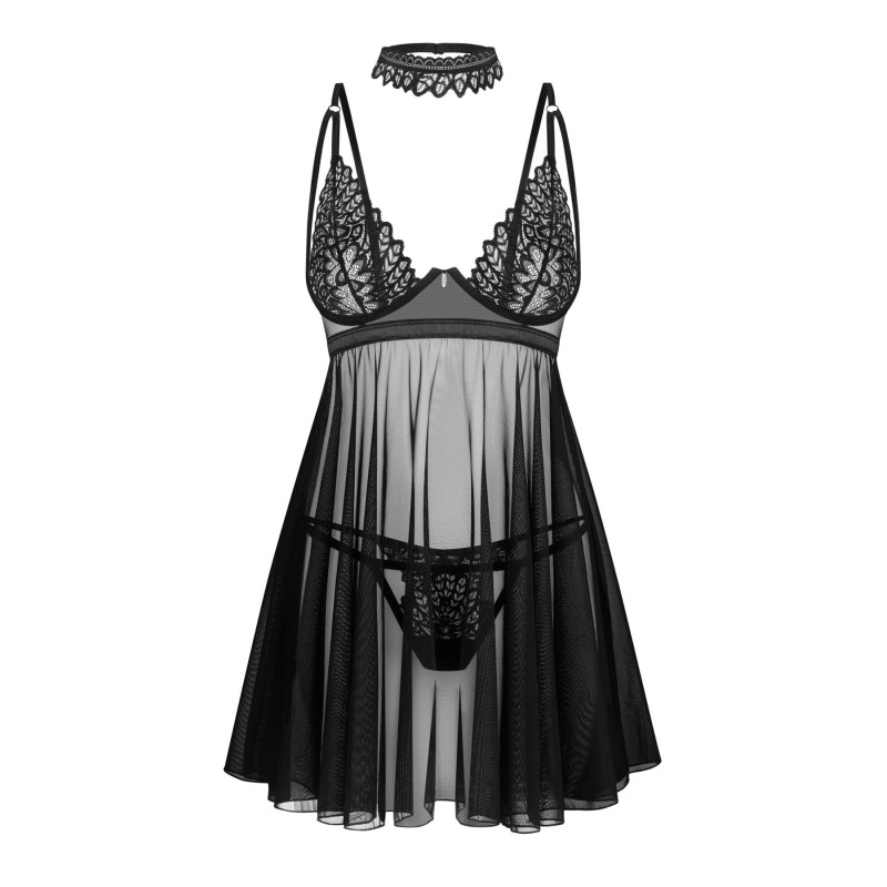 Бебі-дол Obsessive Donarella babydoll & thong XS/S