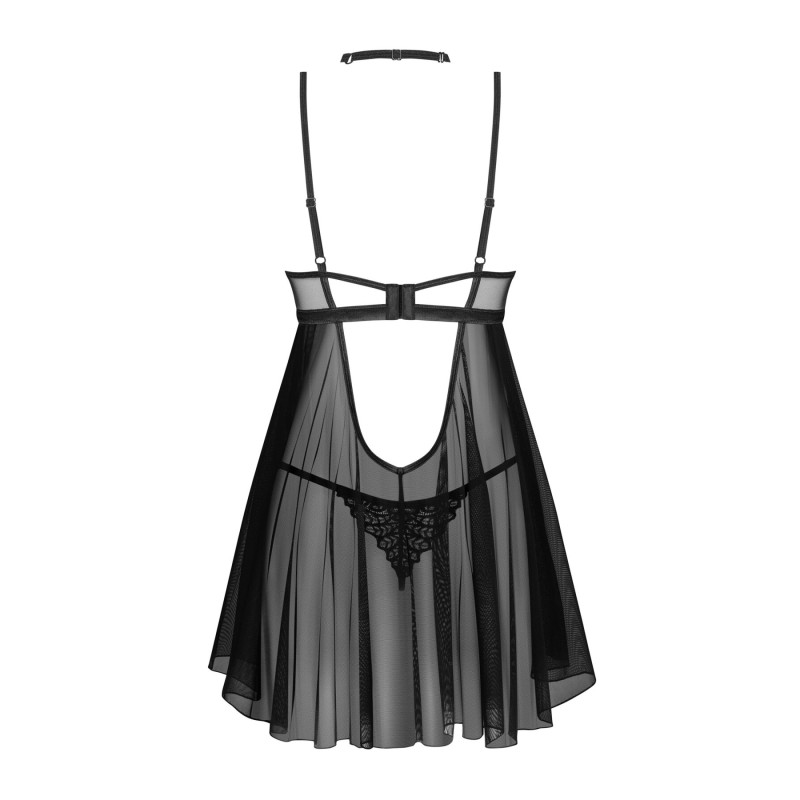 Бебі-дол Obsessive Donarella babydoll & thong XL/2XL