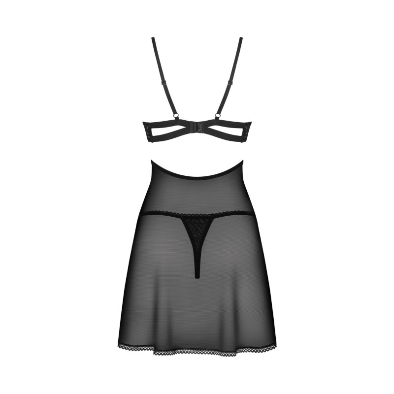 Бебі-дол Obsessive Nutris babydoll & thong XS/S