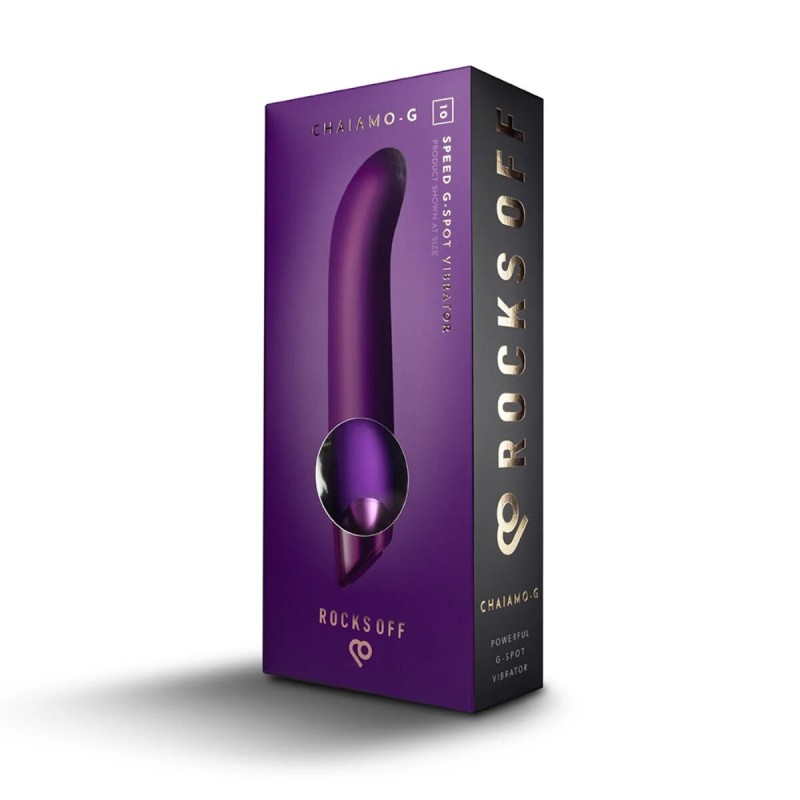 Вібратор для точки G Rocks Off Chaiamo G Purple, 10 режимів