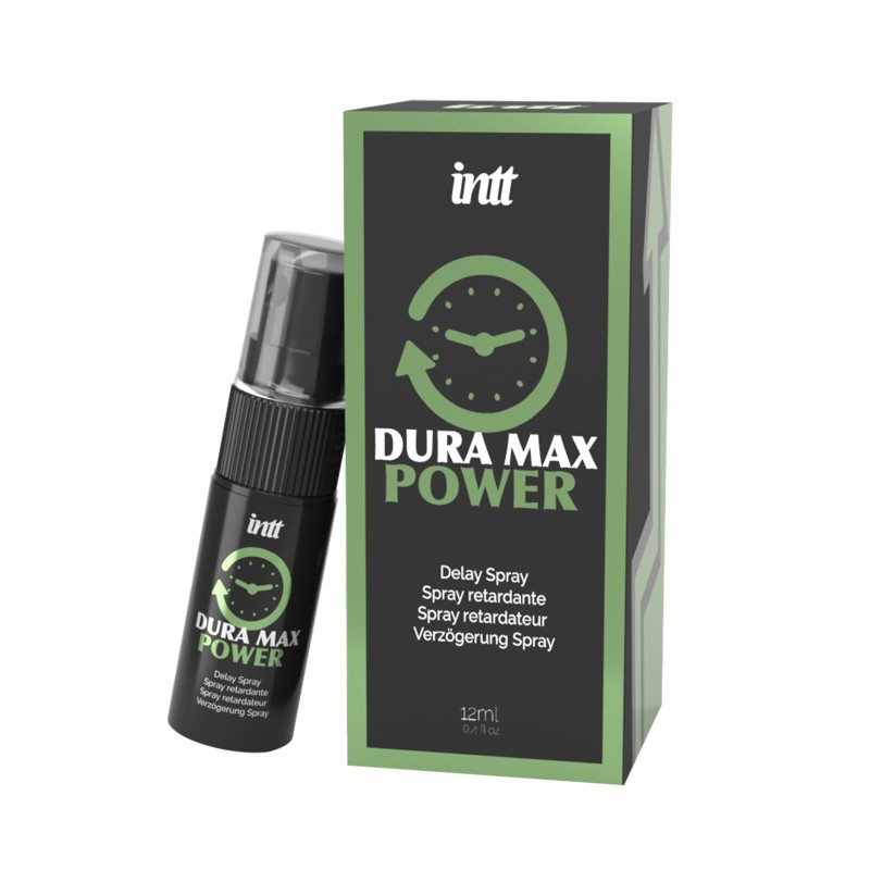 Пролонгатор-спрей Intt Dura Max Power (12 мл) з охолоджувальним ефектом, без лідокаїну, з пантенолом