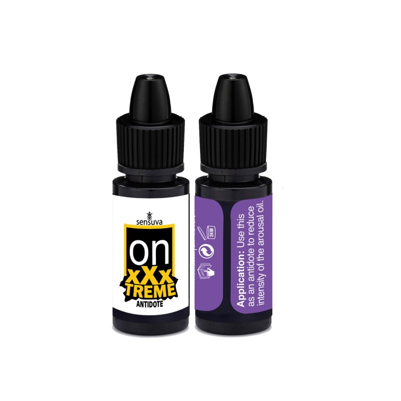 Збуджувальні краплі для клітора Sensuva On xXxTREME Arousal Oil (5 мл) with Antidote (5 мл) + антидот