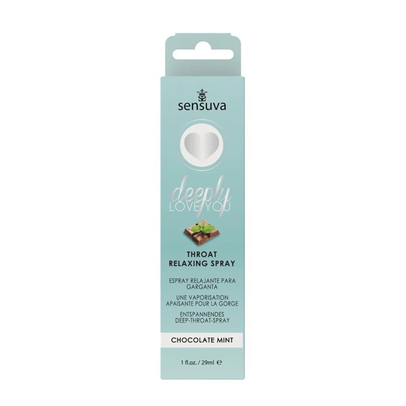 Спрей для мінету Sensuva Deeply Love You Chocolate Mint (29 мл), для глибокого мінету