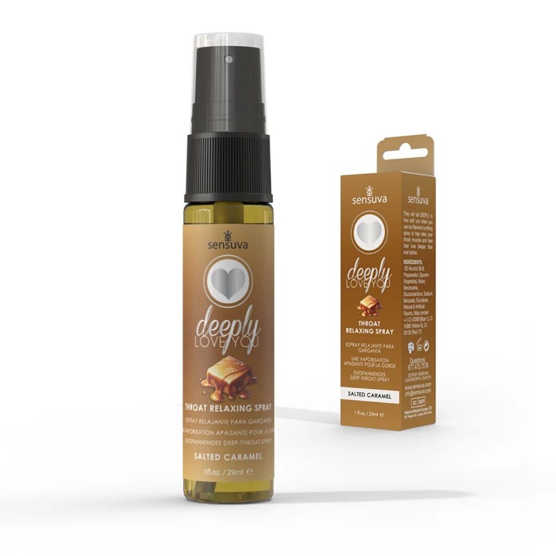 Спрей для мінету Sensuva Deeply Love You Salted Caramel (29 мл), для глибокого мінету