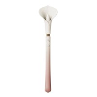 Розкішний вібромасажер Zalo – Calla Blossom Pink, двосторонній, 2 мотори