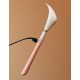 Розкішний вібромасажер Zalo – Calla Blossom Pink, двосторонній, 2 мотори
