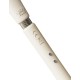 Розкішний вібромасажер Zalo – Calla Ivory White, двосторонній, 2 мотори