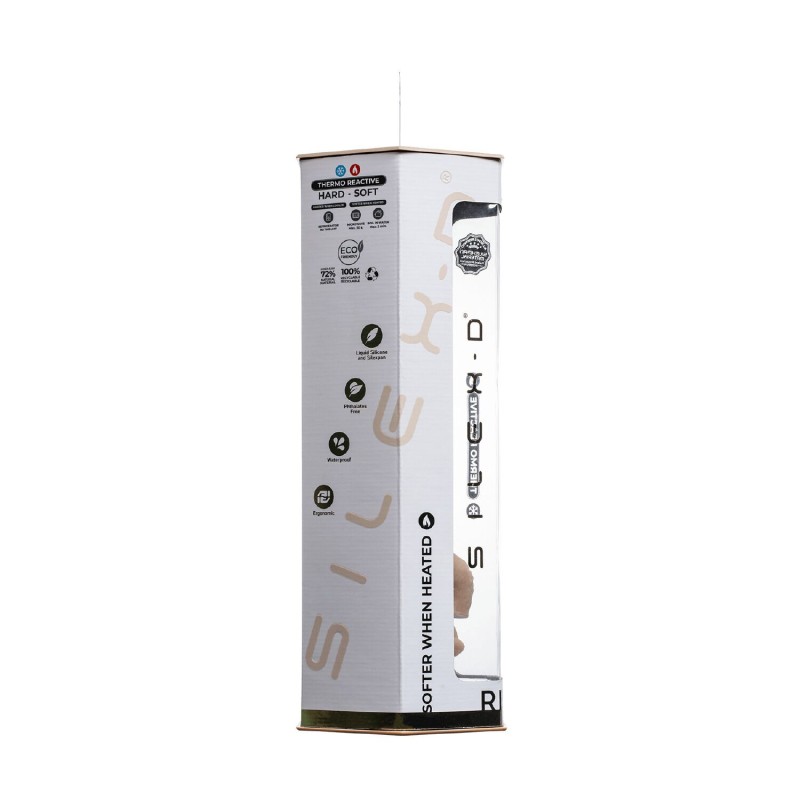 Фалоімітатор SilexD Vetus Real Skin Flesh (8in MODEL 1) суперсофт-силікон+Silexpan, діаметр 4,1 см