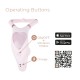 Смарт-вібратор для пар Adrien Lastic Venus + APP, подвійний, можна носити під одягом, 10 режимів