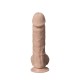 Фалоімітатор SilexD Tomas Real Skin Flesh MODEL 1, реалістичний, на присосці, діаметр 4,9 см