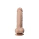 Фалоімітатор SilexD Tomas Real Skin Flesh MODEL 1, реалістичний, на присосці, діаметр 4,9 см