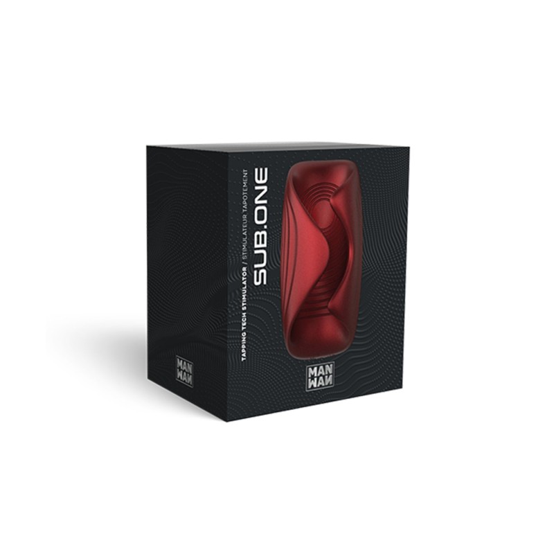 Мастурбатор с вибрацией Manwan SUB.ONE Velvet Red