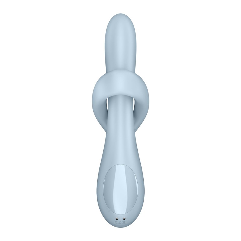 Вибратор с ротацией Satisfyer Heat Flex 4 Blue, подогрев до 39°C