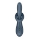 Вібратор з ротацією Satisfyer Heat Flex 4 Grey, підігрів до 39°C