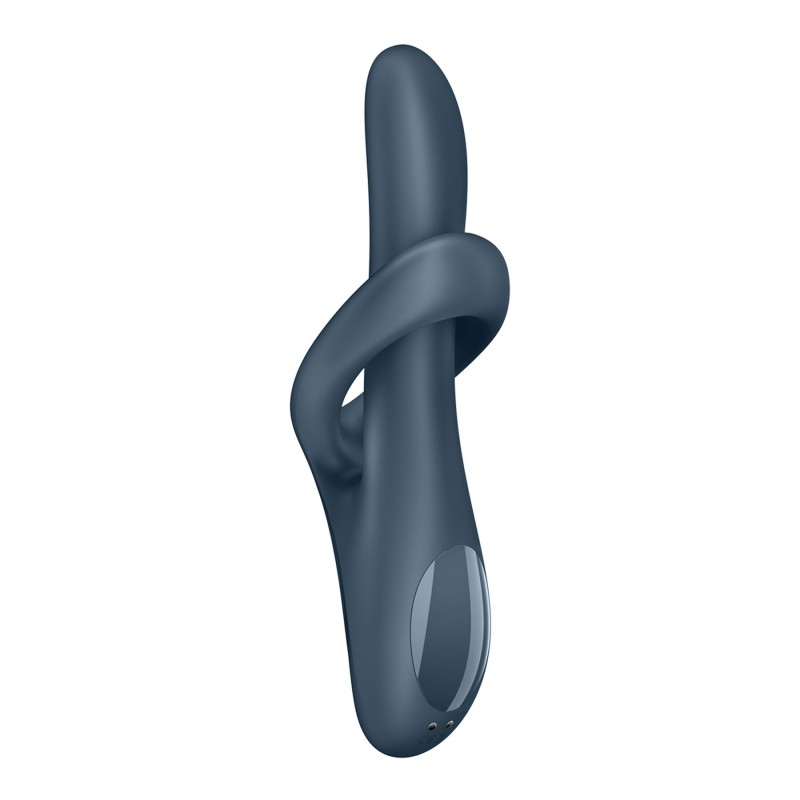 Вібратор з ротацією Satisfyer Heat Flex 4 Grey, підігрів до 39°C