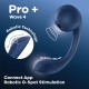 Смарт-стимулятор точки G + вакуумний стимулятор клітора Satisfyer Pro+ Wave 4 Connect App