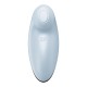 Вібростимулятор-пульсатор Satisfyer Tap & Climax 2 Blue, ефект постукування пальцем
