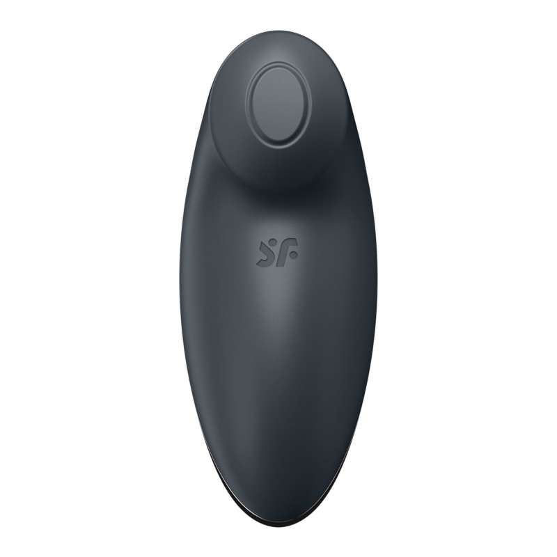 Вибростимулятор-пульсатор Satisfyer Tap & Climax 2 Grey, эффект постукивания пальцем
