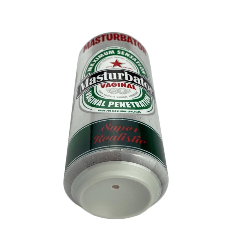 Мастурбатор-вагіна Alive Heineken Vagina II у вигляді банки пива, реалістичний