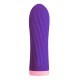 Віброкуля S Pleasures Bullets Twist & Shout Purple, фіолетова, ребриста поверхня, 10 режимів
