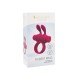 Ерекційне віброкільце S Pleasures Premium Rabbit Ring, рожеве, зі знімною віброкулею та вушками