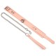 Нашийник із повідцем Liebe Seele Dark Candy Pink Collar with Leash