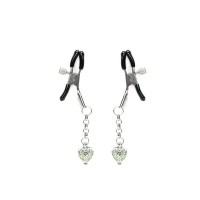 Затискачі для сосків Liebe Seele Glow-in-dark Nipple Clamps Green