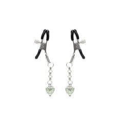 Затискачі для сосків Liebe Seele Glow-in-dark Nipple Clamps Green