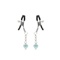Затискачі для сосків Liebe Seele Glow-in-dark Nipple Clamps Light Blue