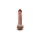 Фалоімітатор SilexD Tomas Premium Real Skin Flesh (9in MODEL 1), ультрареалістик, діаметр 5 см