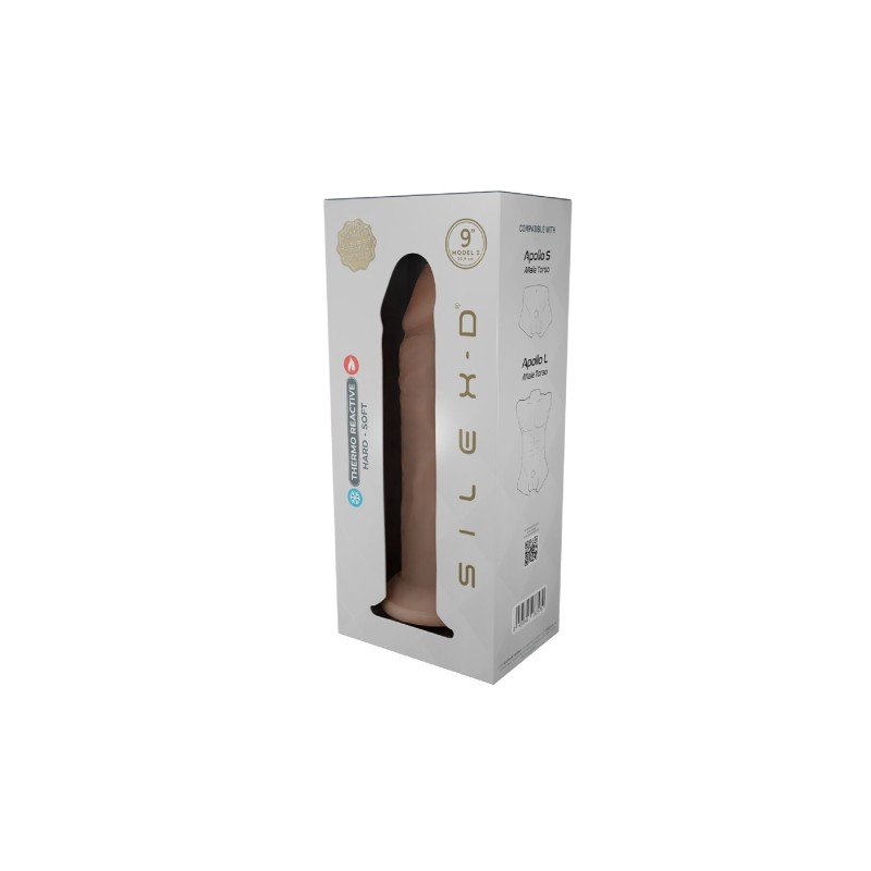 Фаллоимитатор SilexD Oscar Flesh (MODEL 2 size 9in) Liquid Silicone, подходит для торса Apollo S и L
