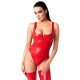 Боді Noir Handmade F352 Red powerwetlook body - S