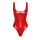 Боді Noir Handmade F352 Red powerwetlook body - XXL