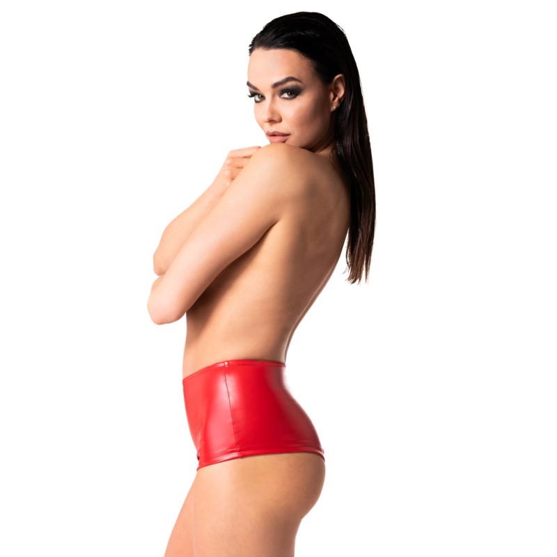 Шорти Noir Handmade F356 Red powerwetlook shorts - M