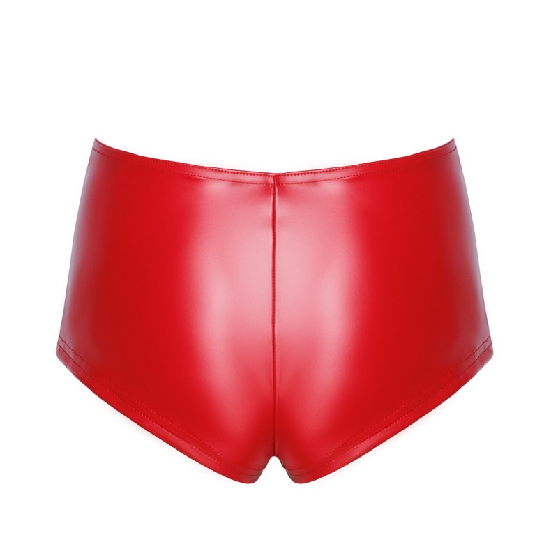Шорти Noir Handmade F356 Red powerwetlook shorts - M