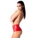 Шорти Noir Handmade F356 Red powerwetlook shorts - XXL